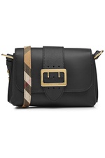 Leather Shoulder Bag with Buckle Detail by Burberry