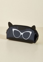 I Can See Ear-ly Now Pouch in Black by PERVERSE Sunglasses