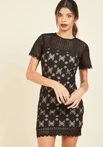 At Any Date Lace Dress by English Factory