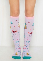 The Time is Meow Socks by Sock it to Me, Inc.