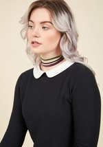 Matching Panache Velvet Choker Set by Ana Accessories Inc