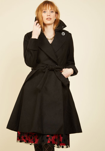 Edinburgh Arrival Coat by Hell Bunny London (pop soda)