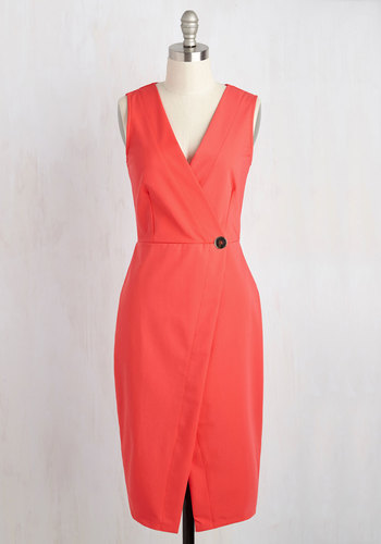 Come Into Fasten Sheath Dress by Closet - UK