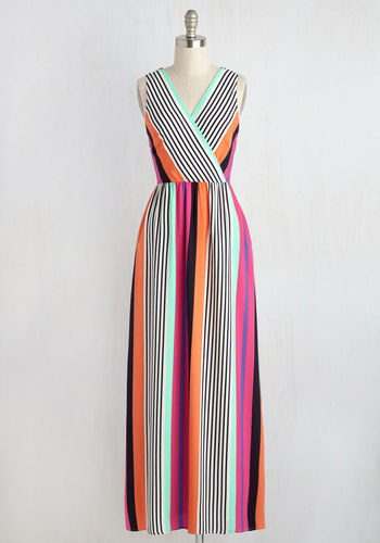 Color Number Ten Maxi Dress by YELLOW STAR