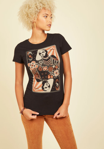 Play the Styled Card T-Shirt by Blue Platypus