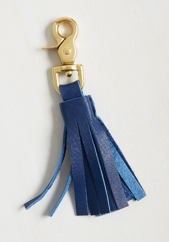 Tassel Tale Keychain Cobalt by MATINE