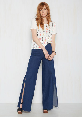 Haste Makes High Waist Jeans by Flying Tomato