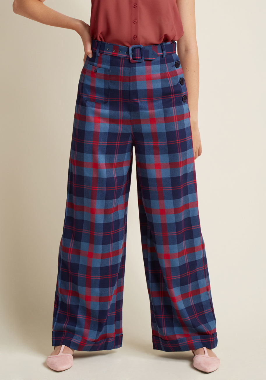  - If it's your goal to look glam at all times, then these high-waisted trousers will sure come