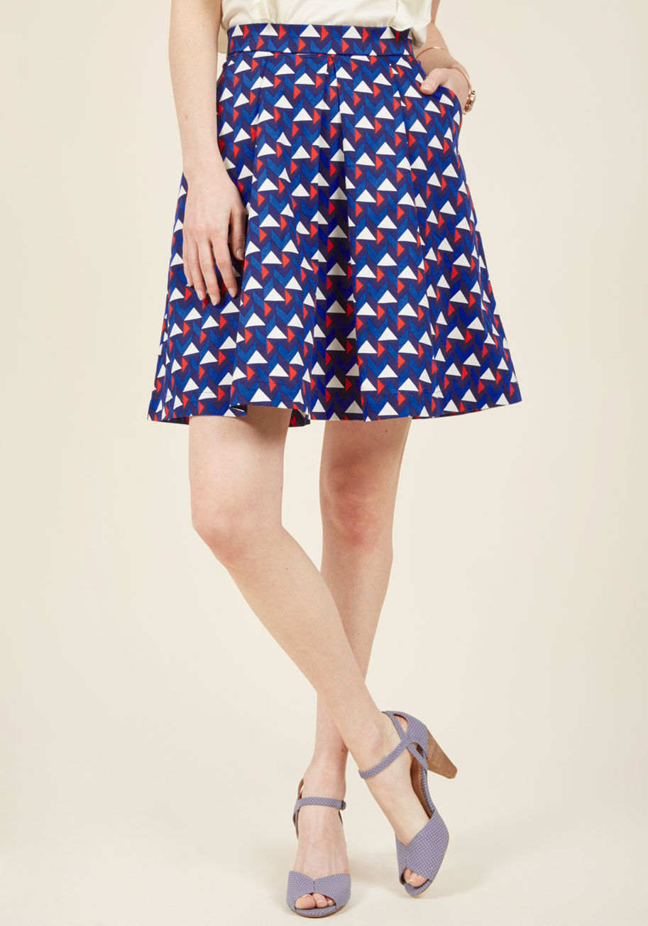  - With an optimistic attitude on your side and this Louche skirt starring