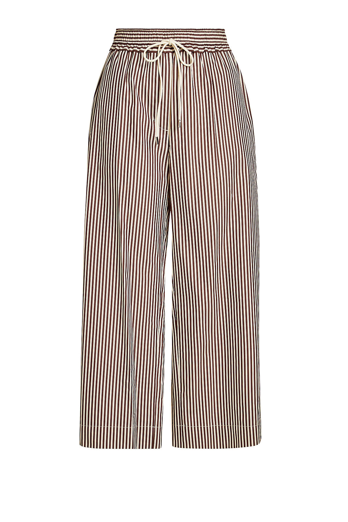 3.1 Phillip Lim - Wide Leg Drawstring Pant with Cotton and Silk