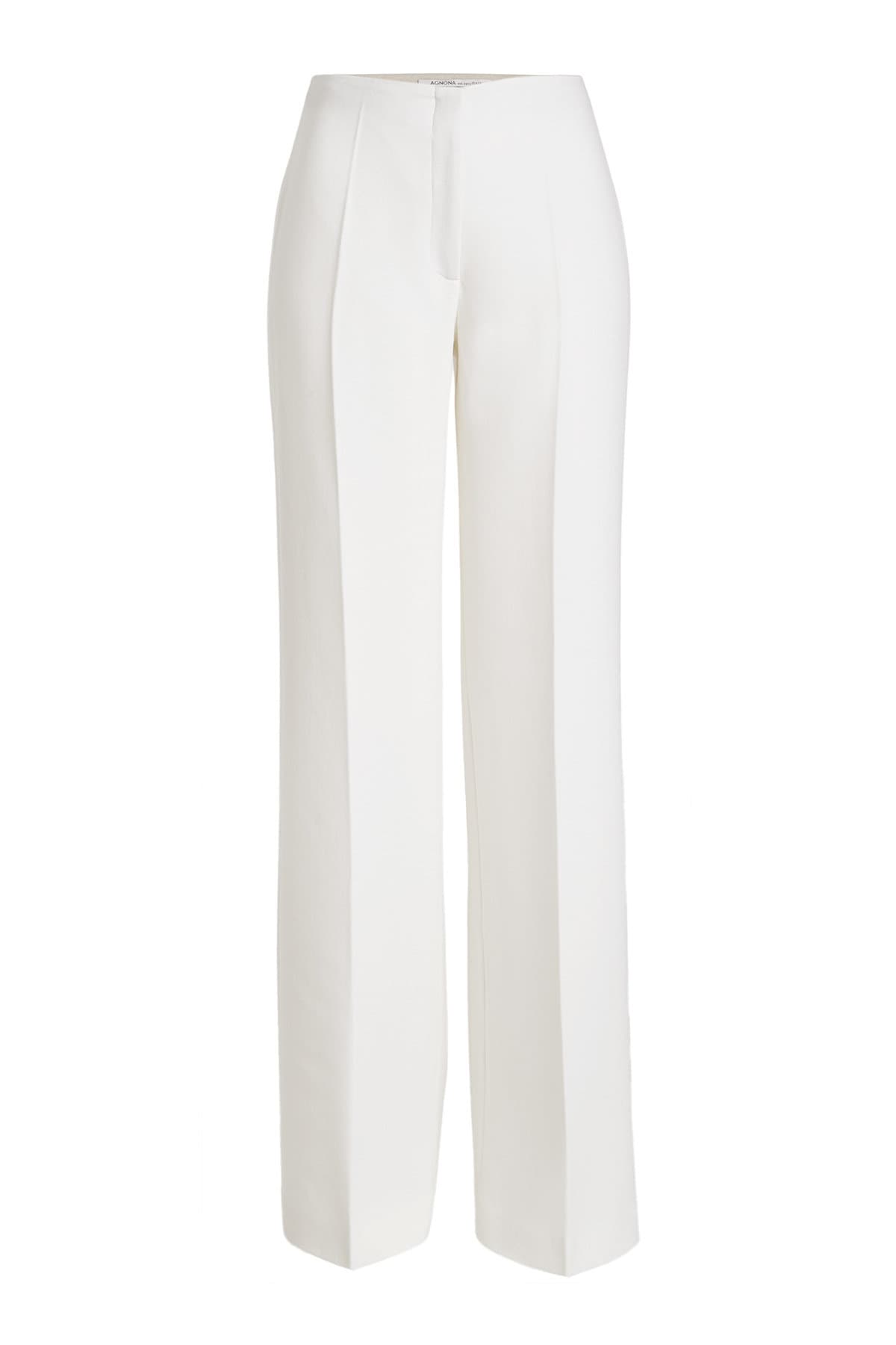 Agnona - Wool Wide-Leg Trousers