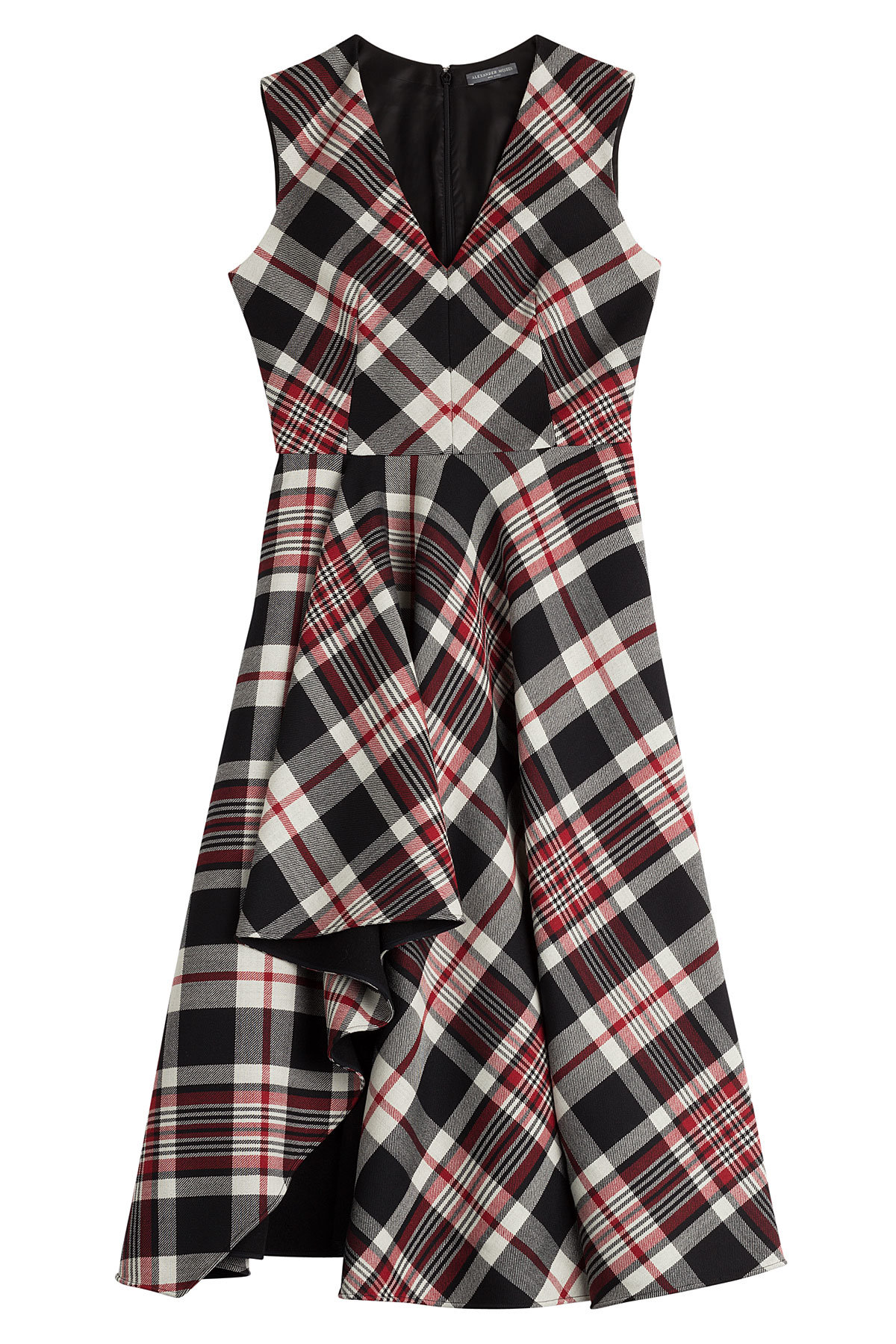 Virgin Wool Tartan Dress by Alexander McQueen