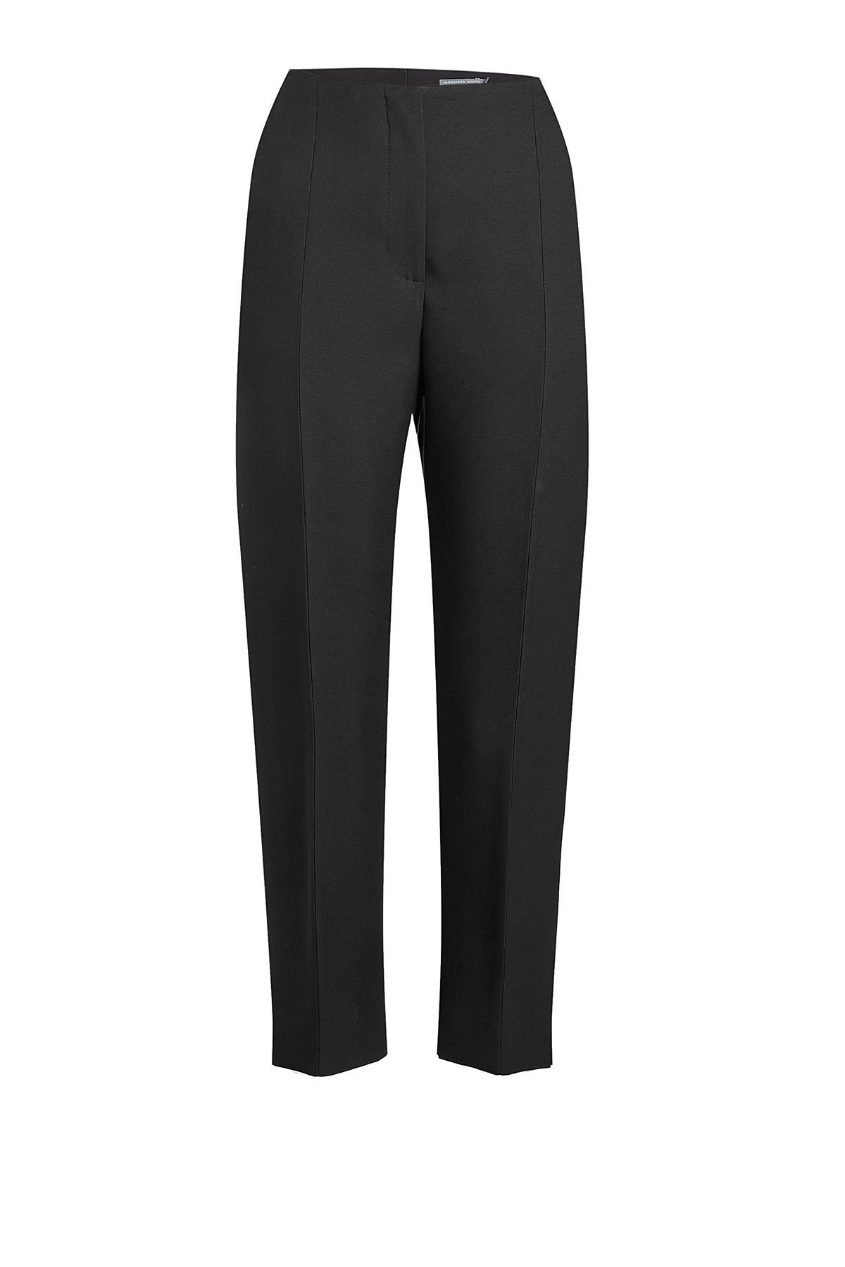 Alexander McQueen - Wool and Silk-Blend Pants with Slits