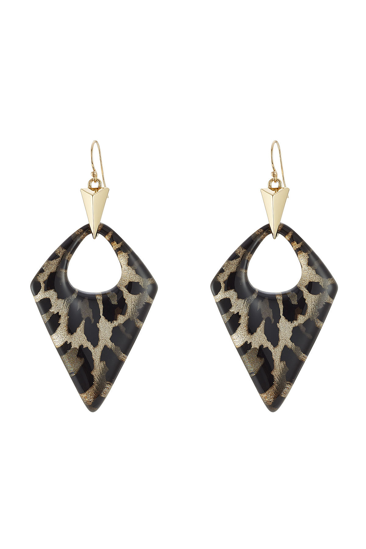 Alexis Bittar - Animal Print Lucite Earrings