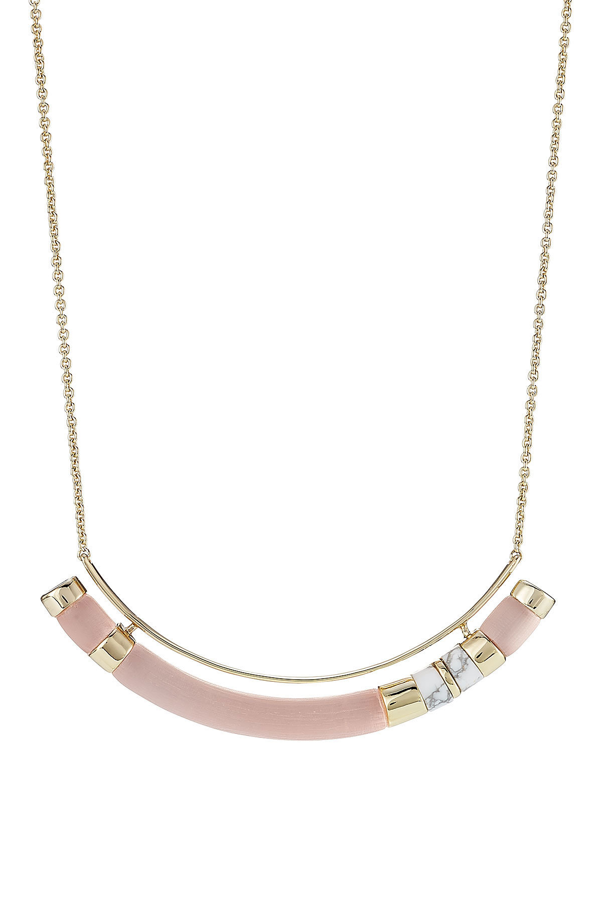 Alexis Bittar - Colorblocked Crescent Bib Necklace