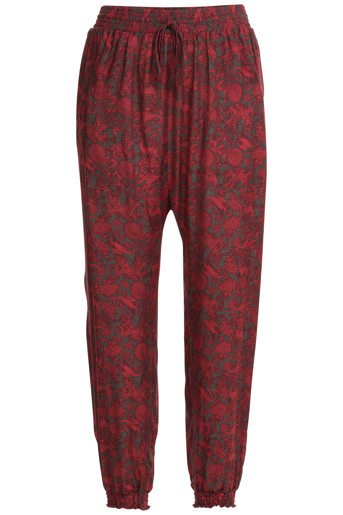 Printed Harem Pants by Anna Sui