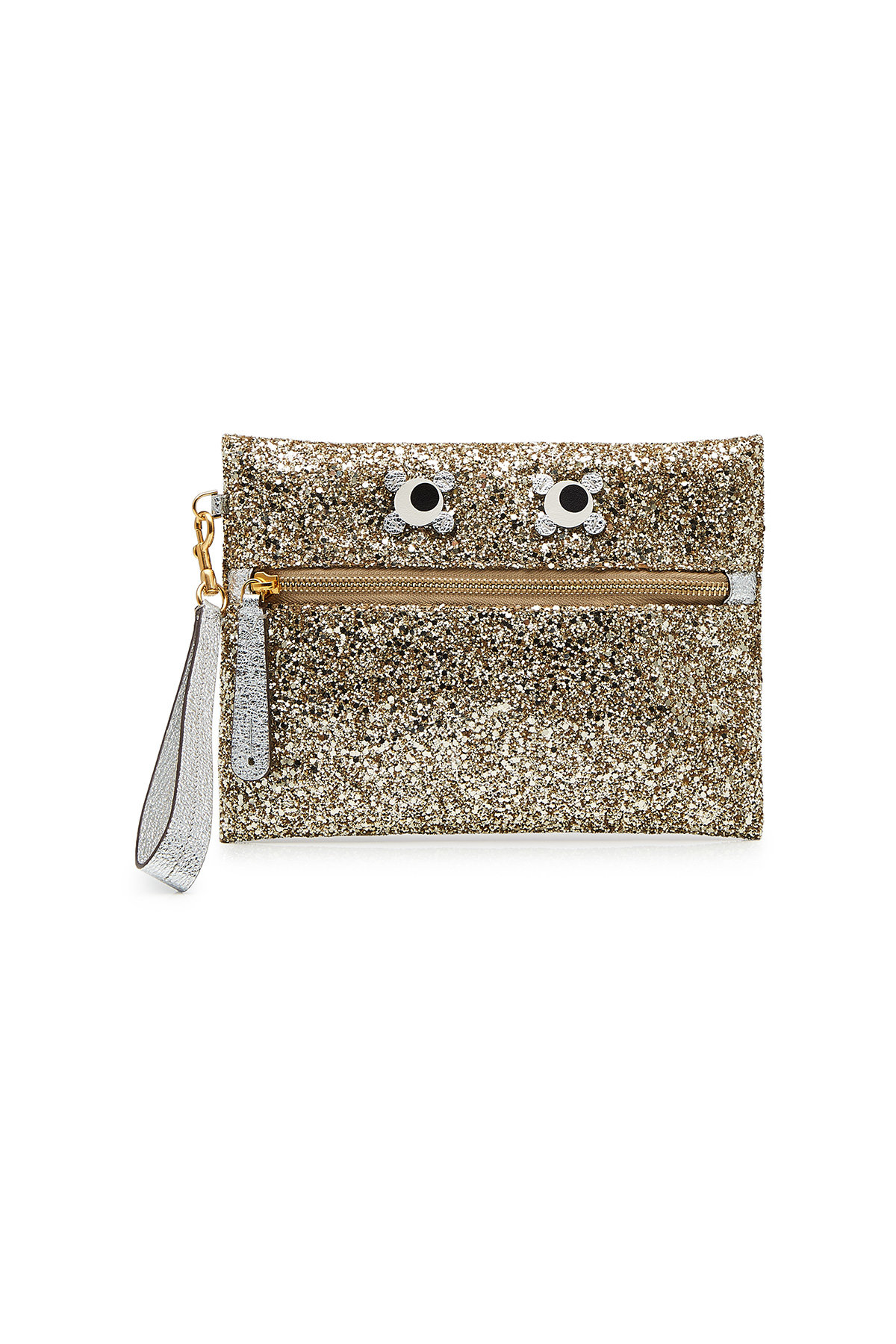 Anya Hindmarch - Circulus Eyes Glitter Leather Pouch