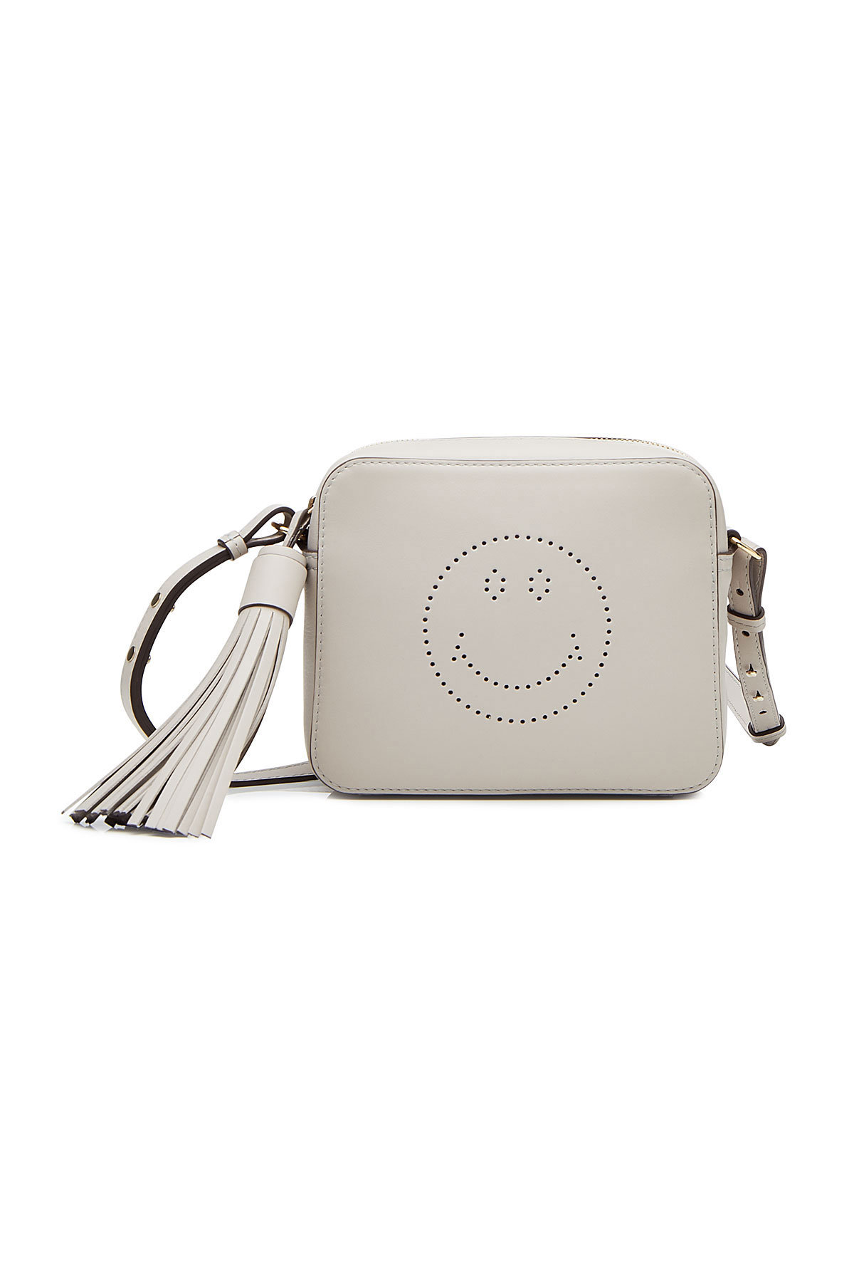 Anya Hindmarch - Smiley Leather Shoulder Bag