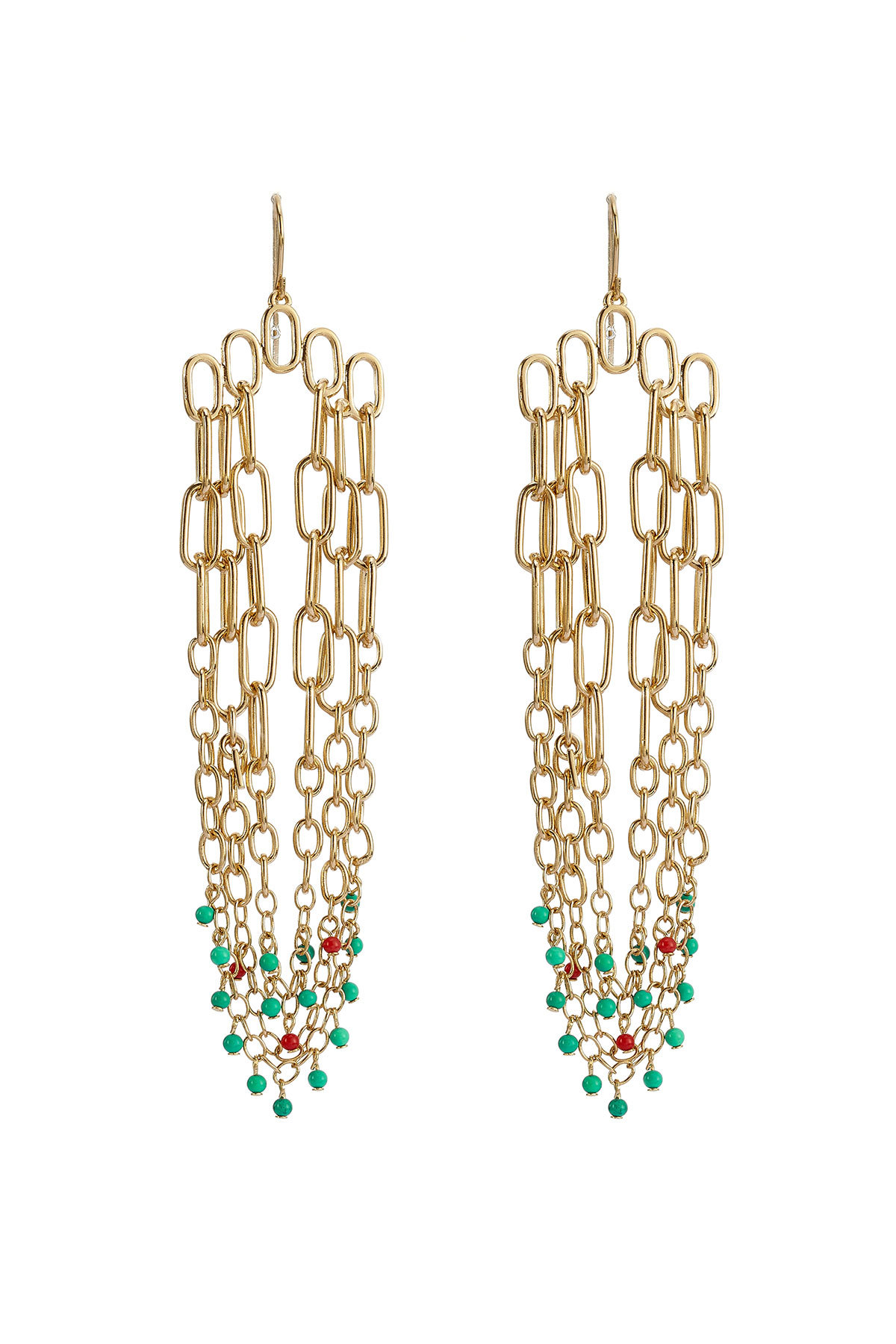 Aurélie Bidermann - Sioux Gold-Plated Pendant Earrings