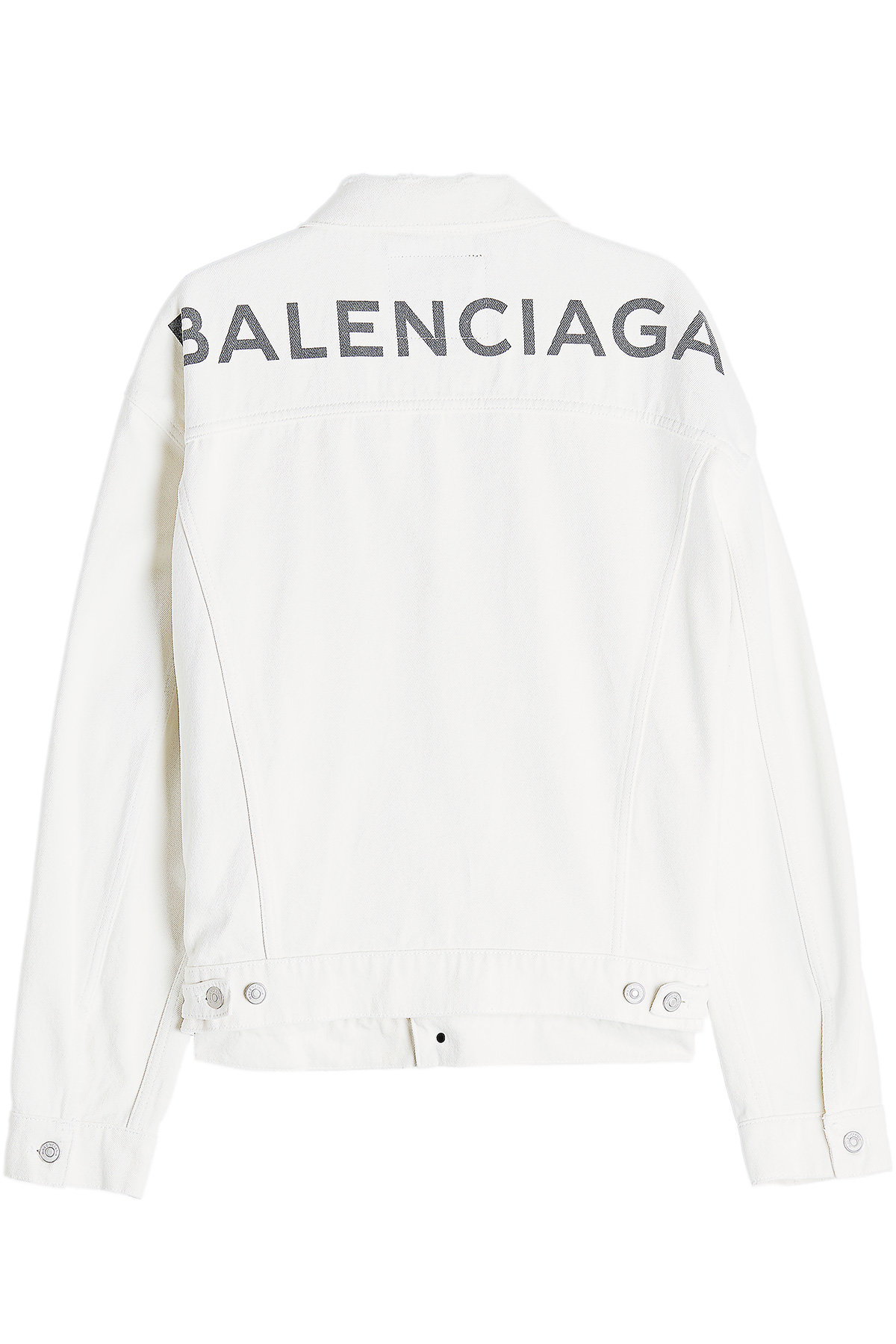 Balenciaga - Logo Back Denim Jacket