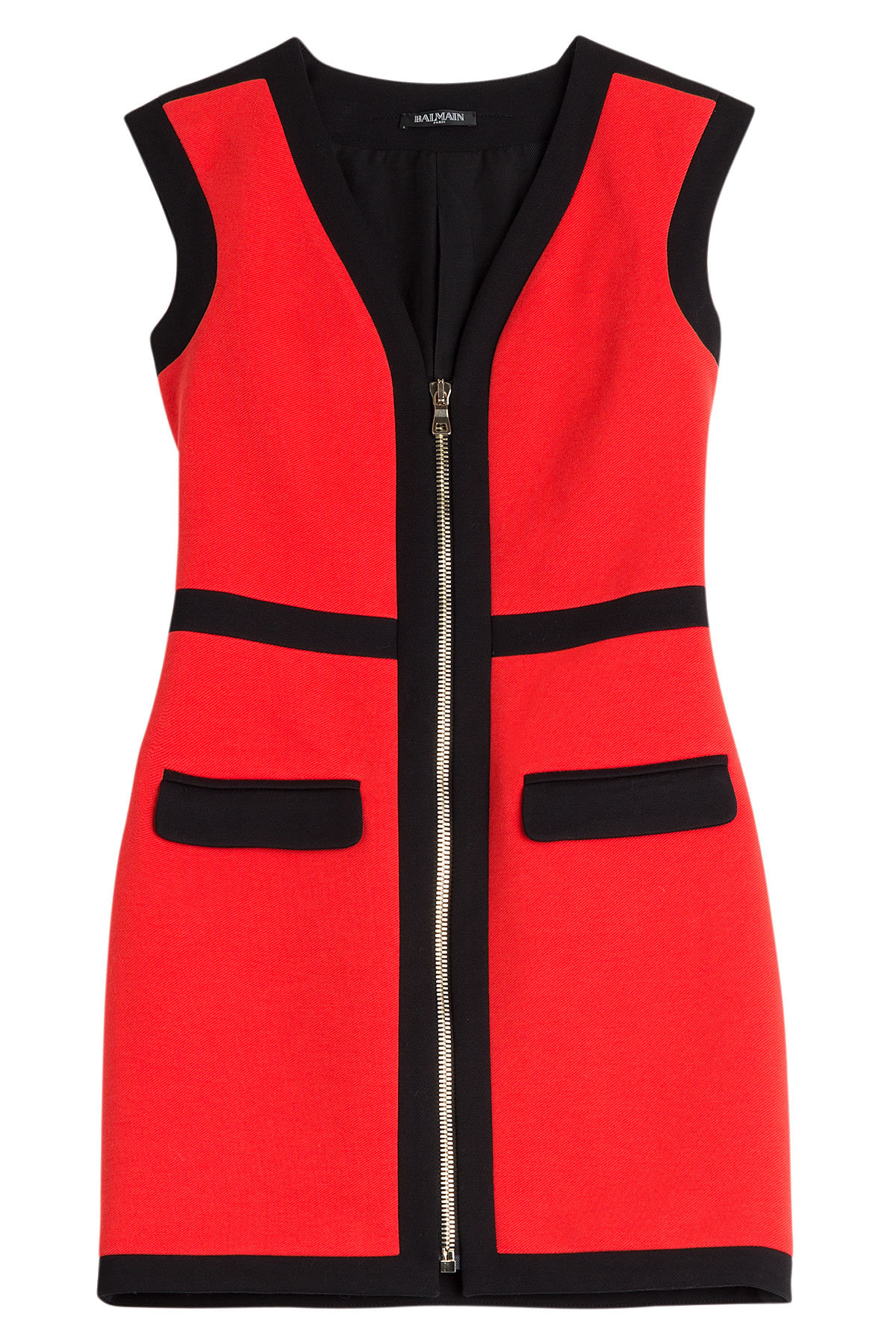 Colorblock Cocktail Dress by Balmain