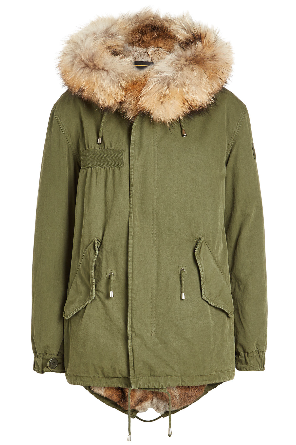 Barbed - Cotton Parka with Fur Lining and Trim