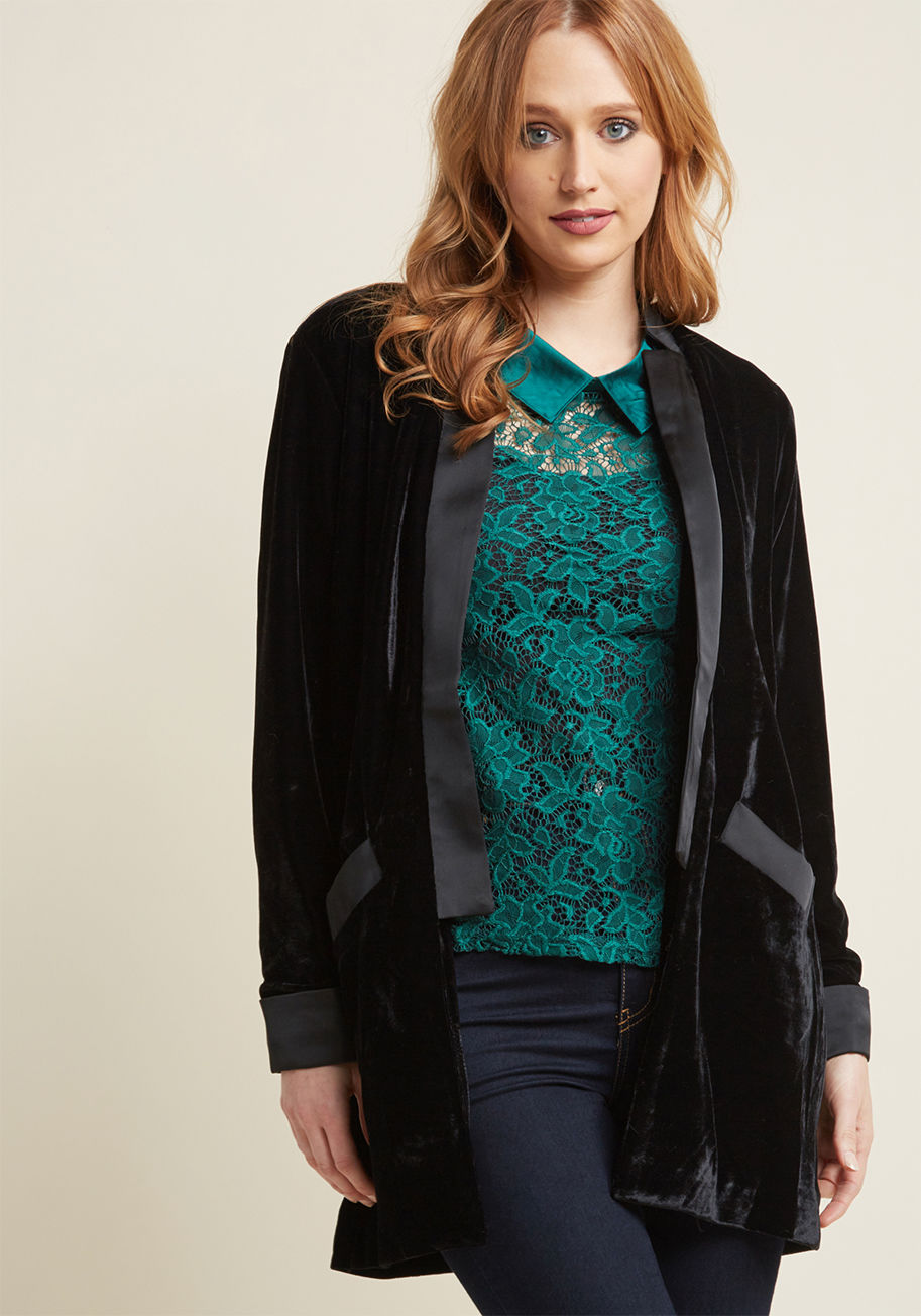 BB Dakota - Subtly Suave Velvet Blazer