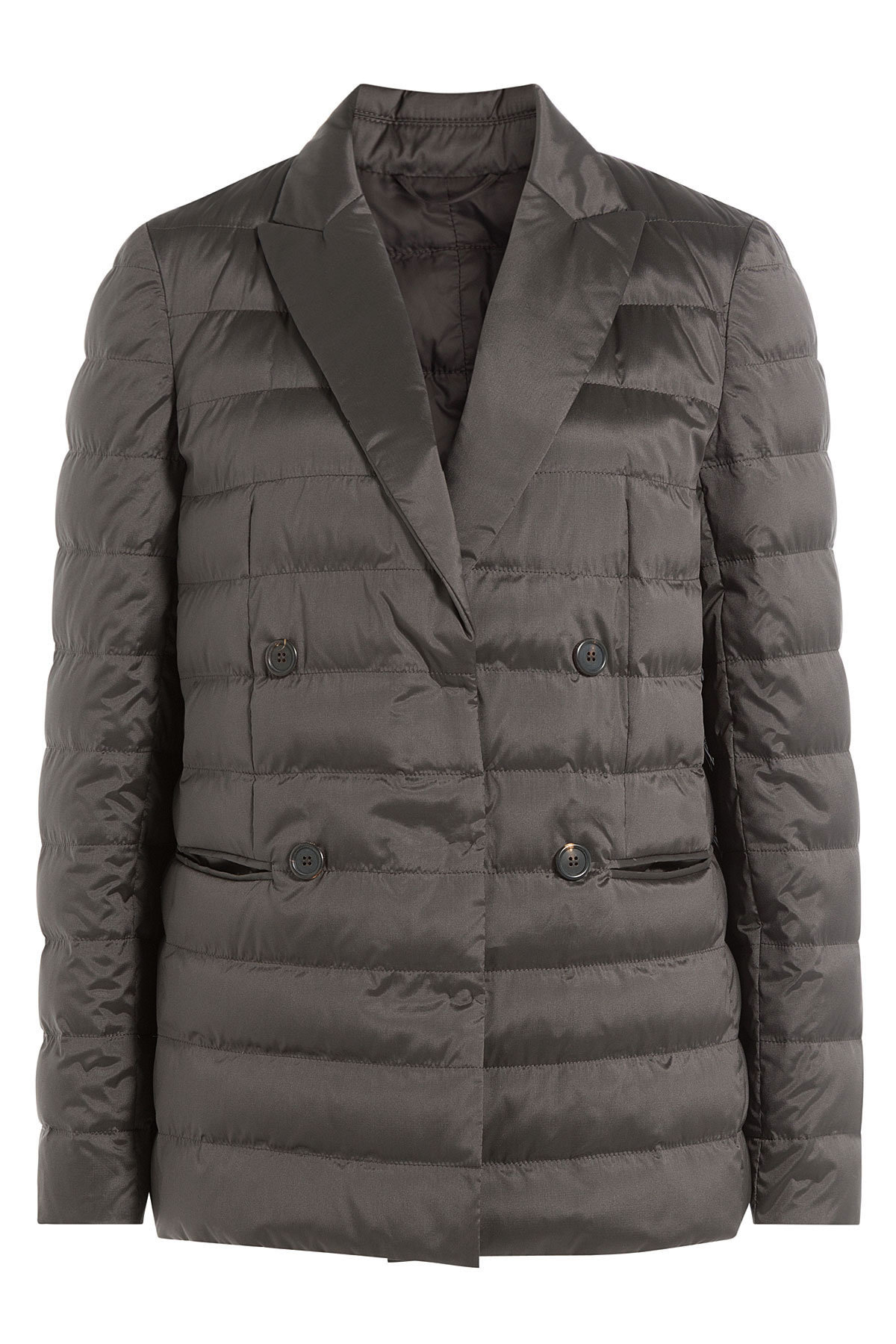 Quilted Silk Jacket by Brunello Cucinelli