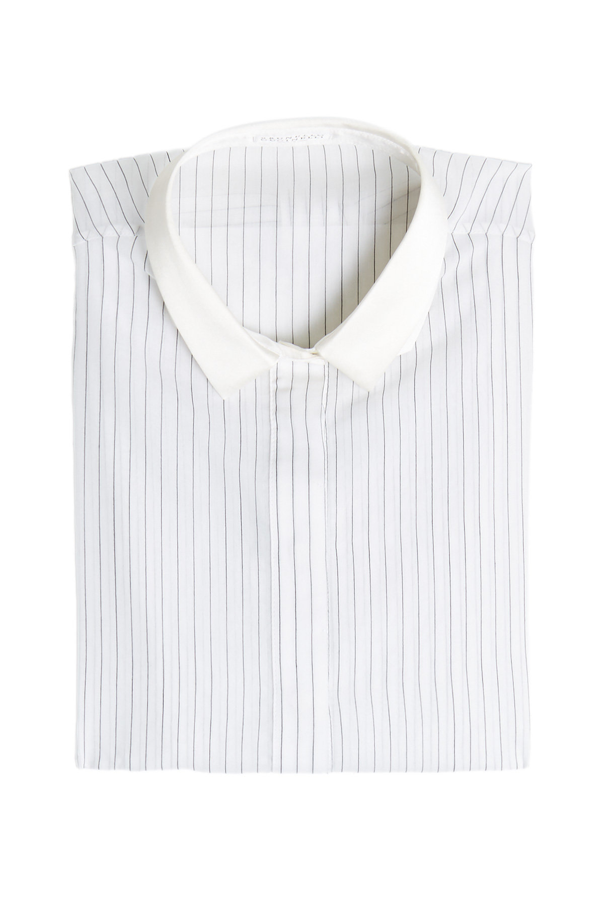 Brunello Cucinelli - Striped Voile Shirt in Cotton and Silk