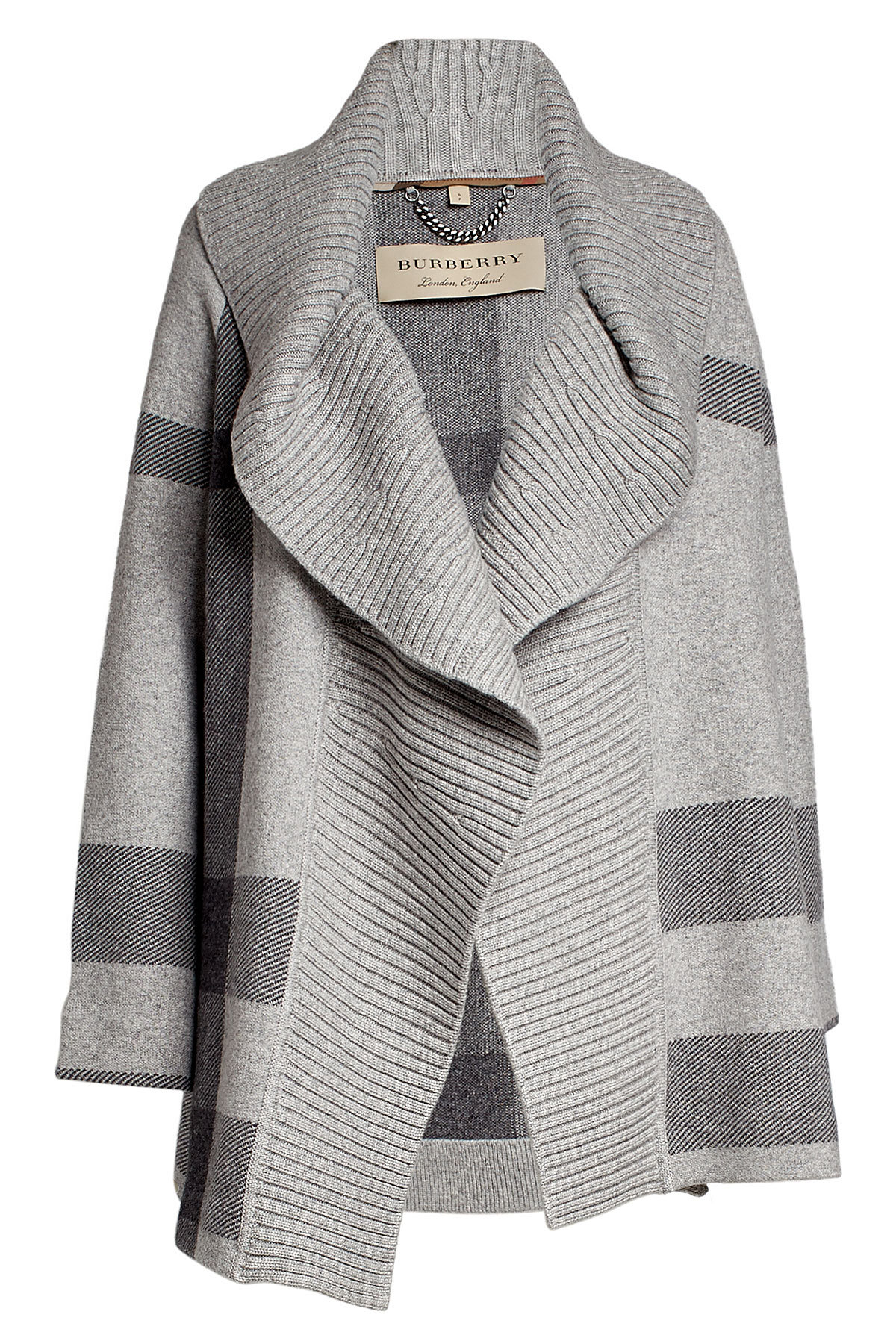 Burberry - Printed Cape with Wool and Cashmere