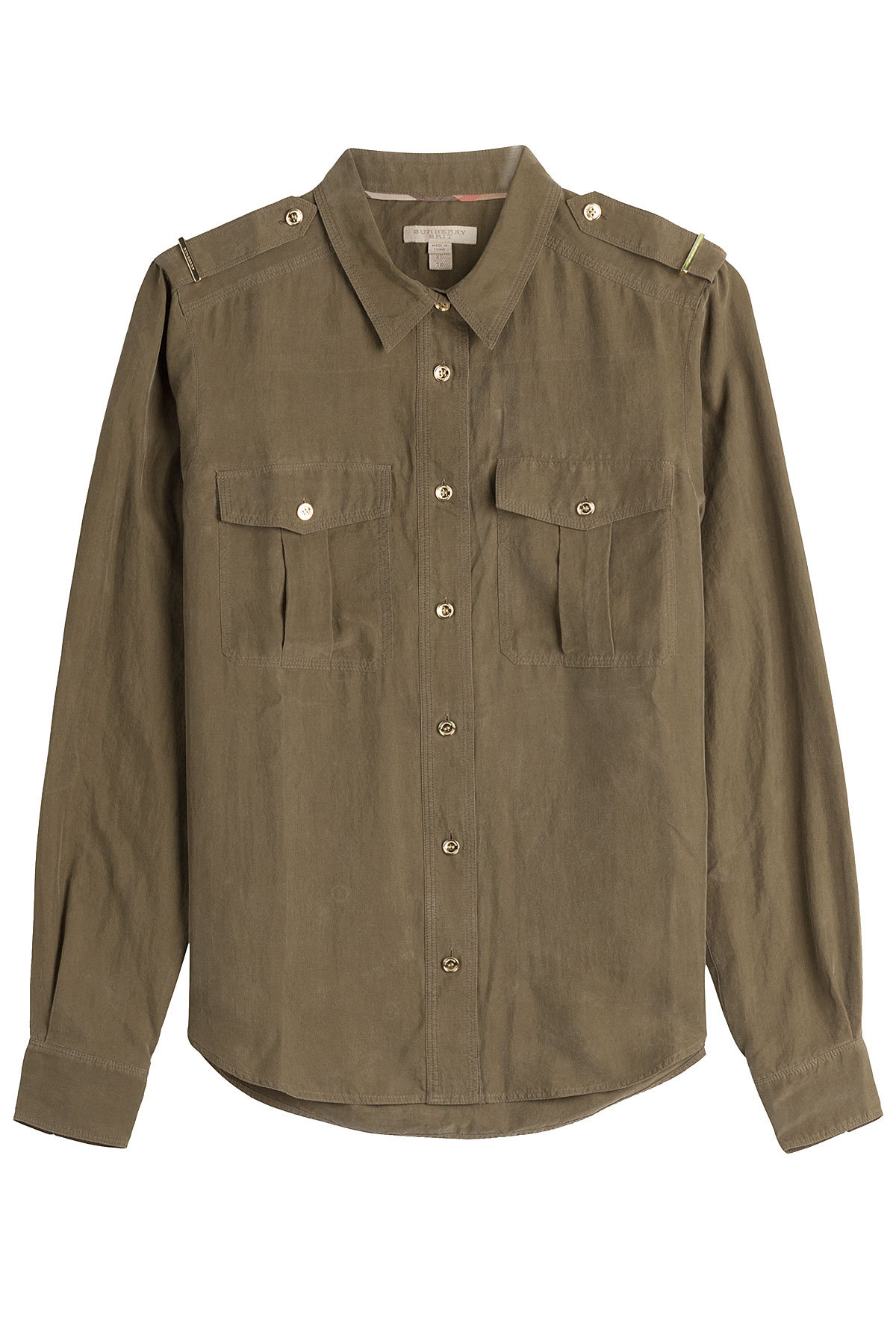 Silk Uniform Shirt by Burberry