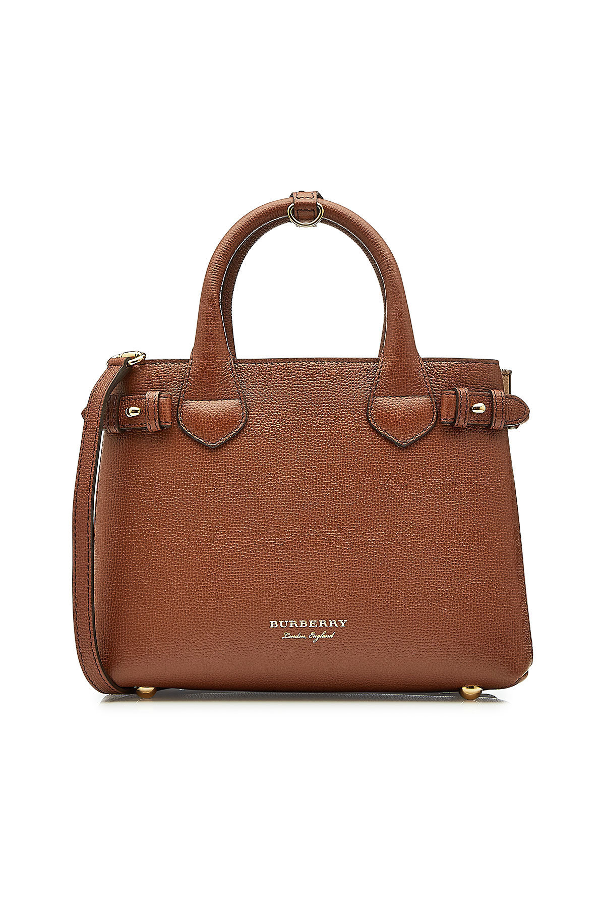 Burberry - Small Banner Leather Tote