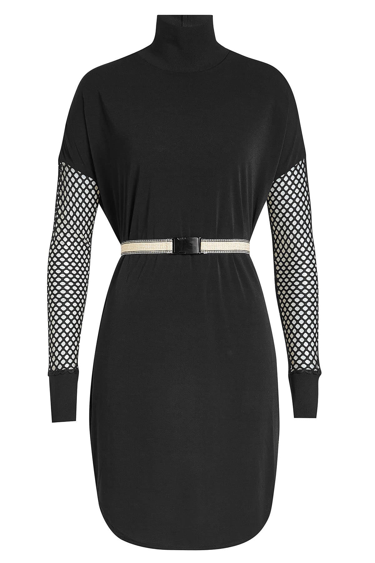 By Malene Birger - Belted Fishnet Dress