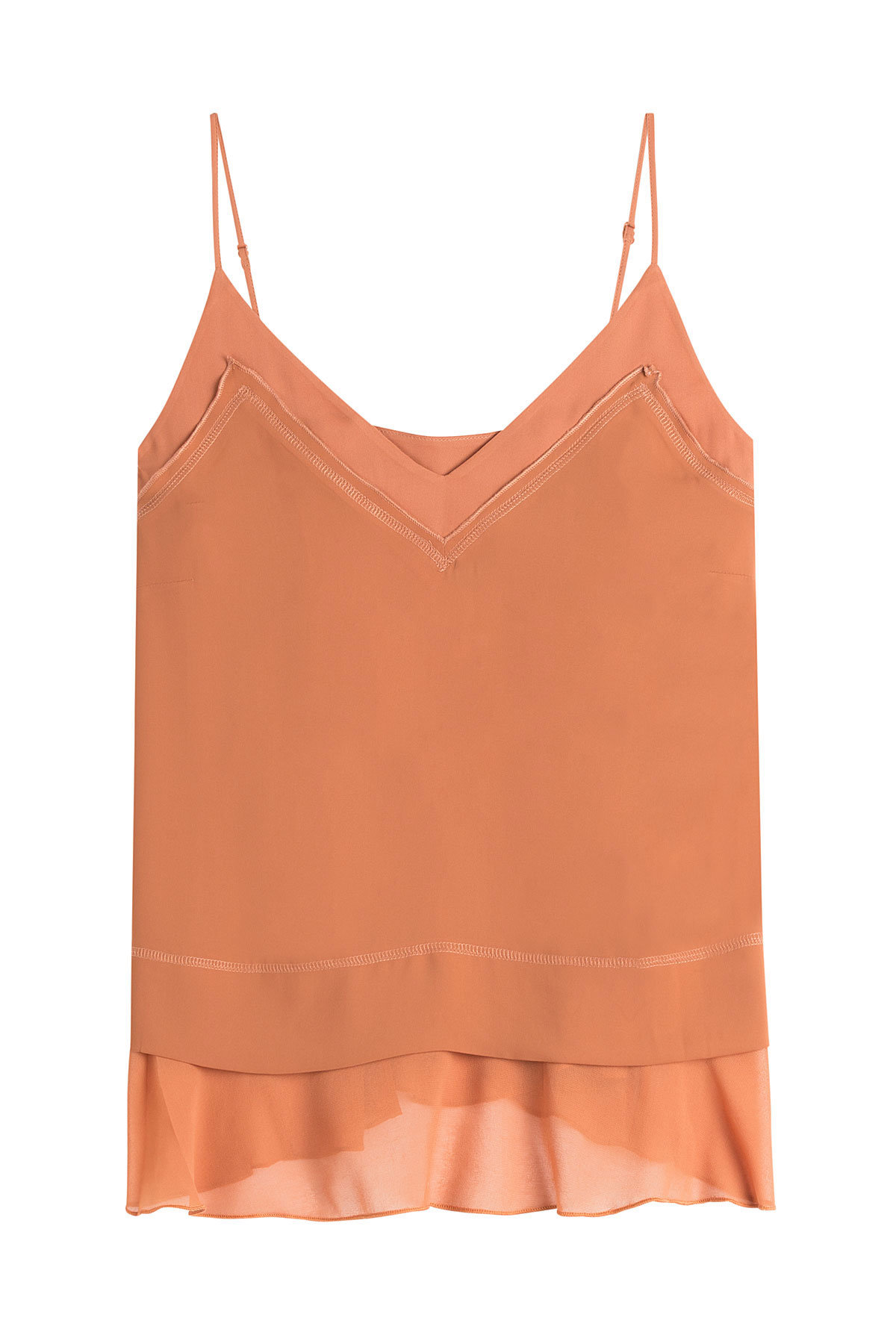 Cara Vest with Chiffon Hem by By Malene Birger