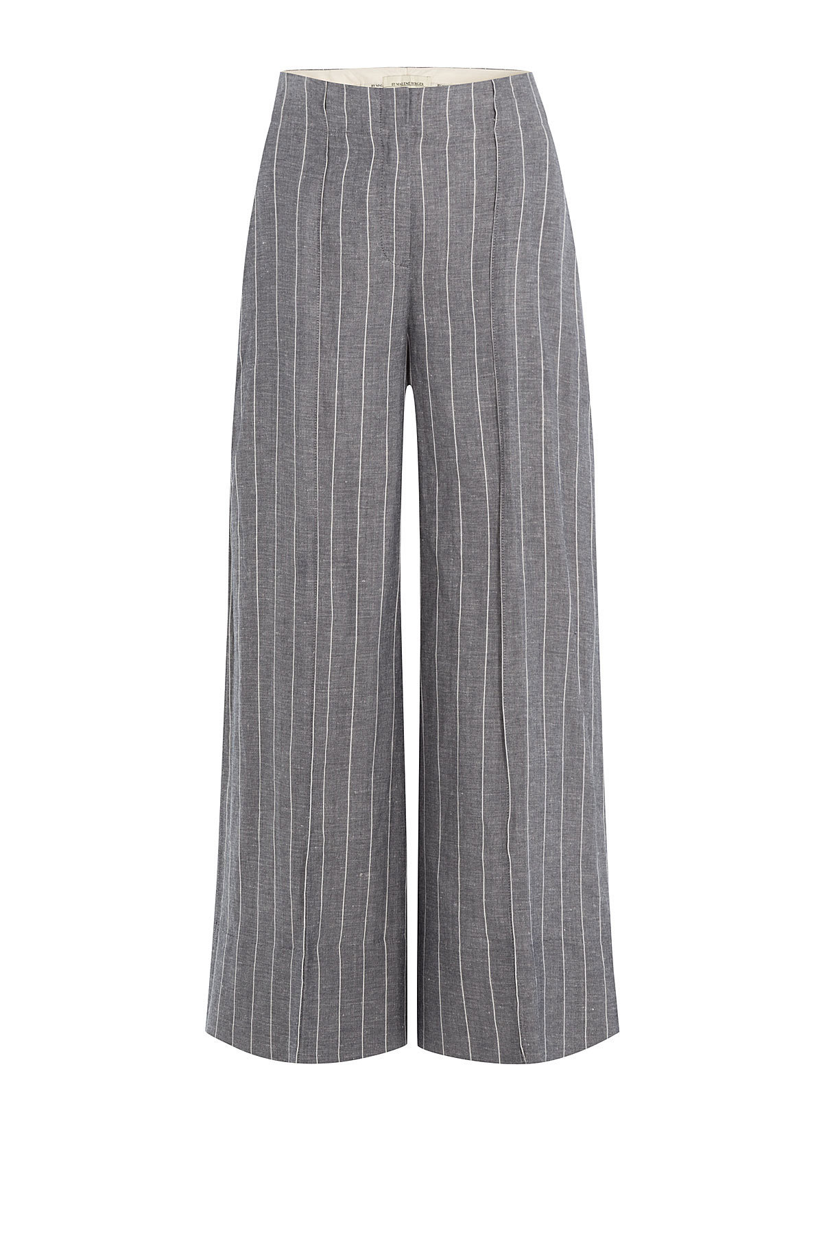 Pinstriped Culottes with Linen by By Malene Birger