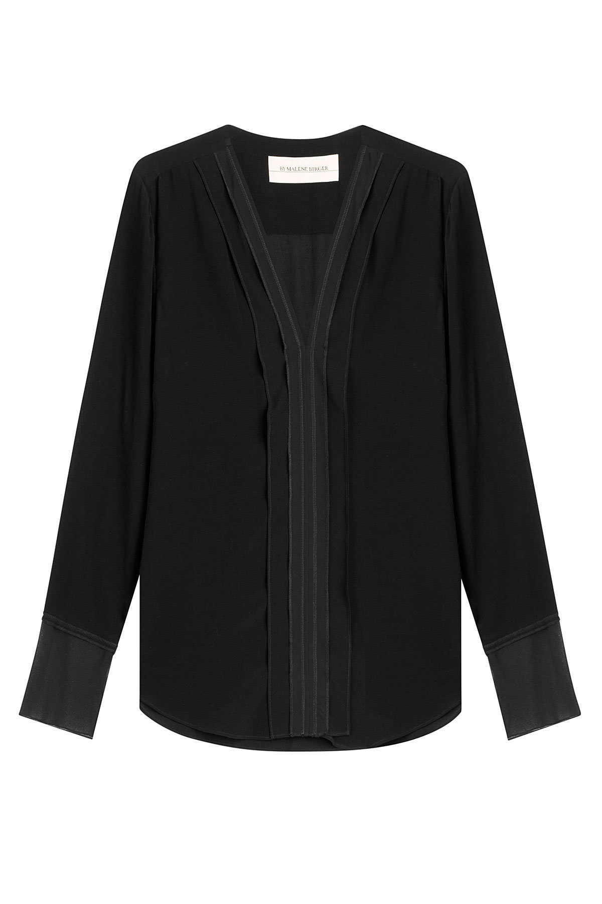 V-Neck Blouse by By Malene Birger