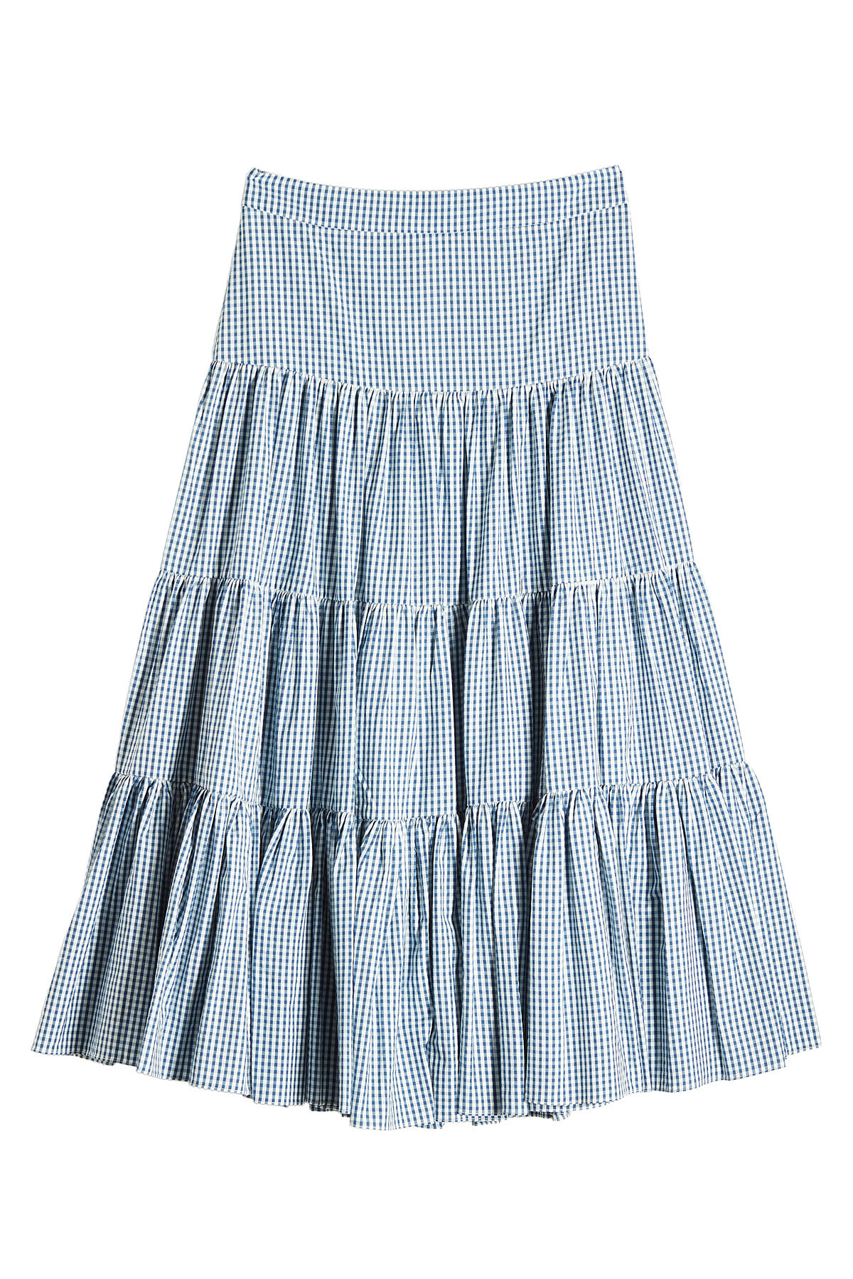 Caroline Constas - Gingham Cotton Skirt