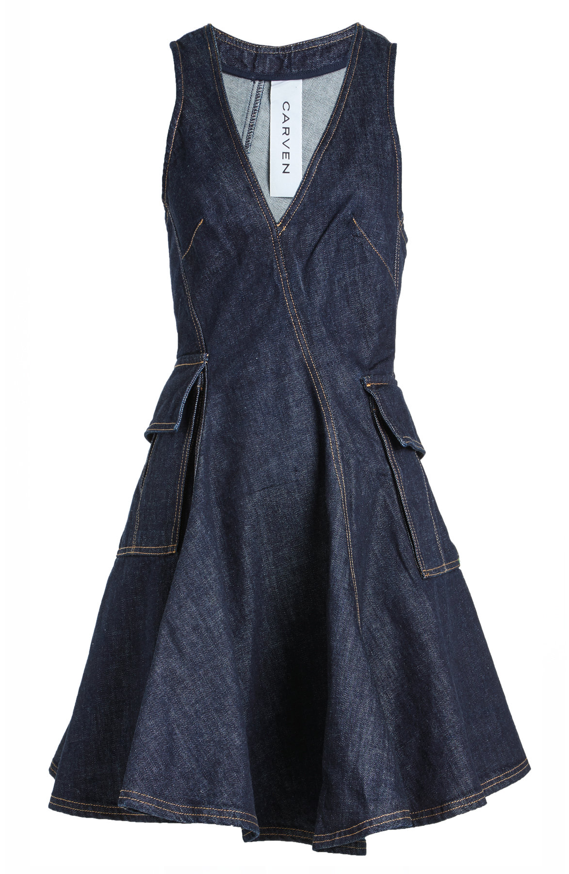 Carven - Denim Mini Dress