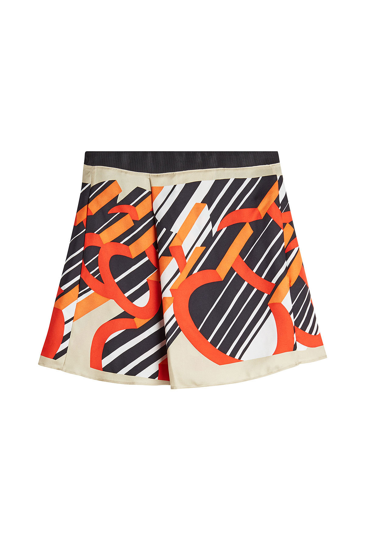 Carven - Printed Silk Mini Skirt