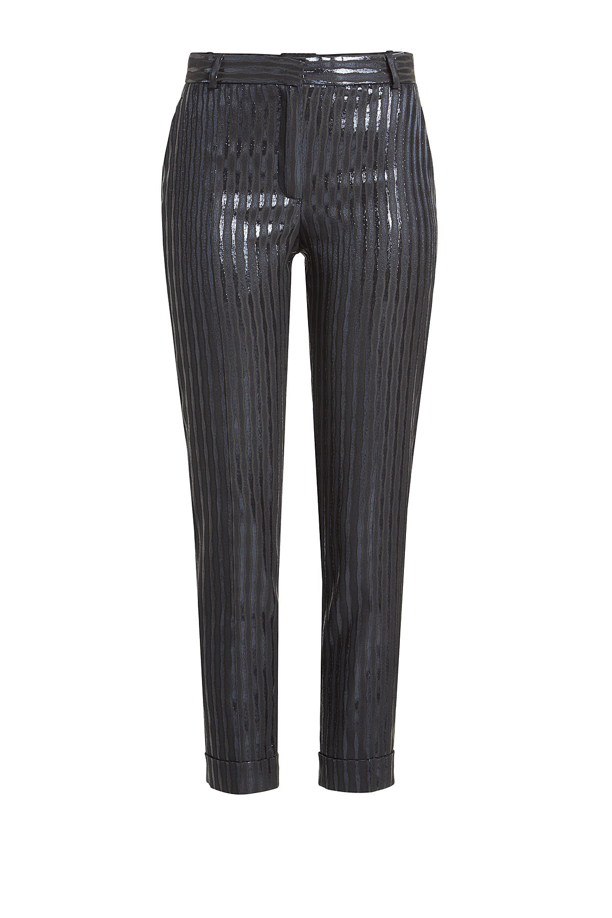 Carven - Striped Metallic Pants