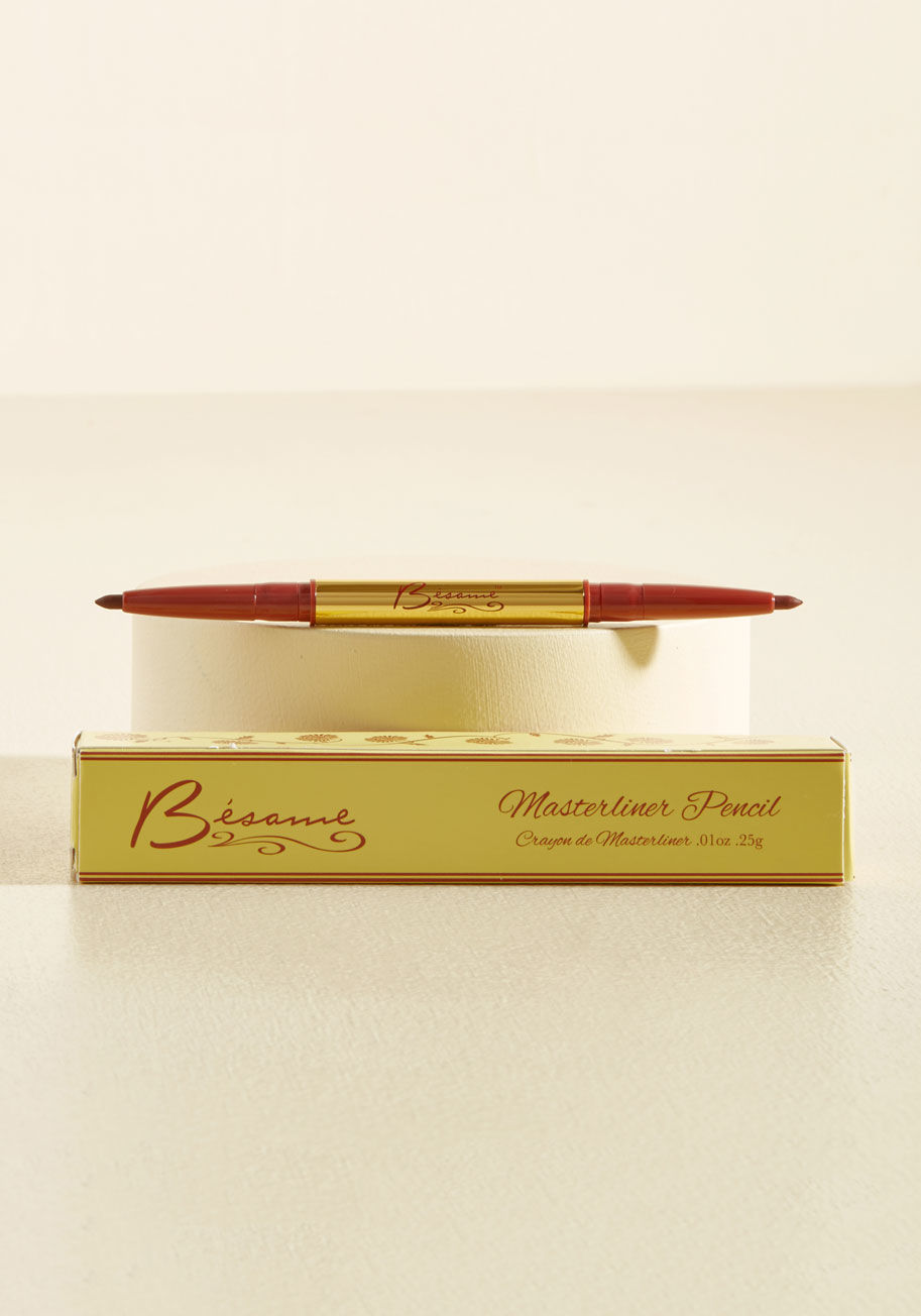 cerise and red masterline - One way to ensure the smashing success of your '20s-ish ensemble is to authentically decorate your visage with this vintage-inspired lip liner by Besame Cosmetics! This maquillage arrives