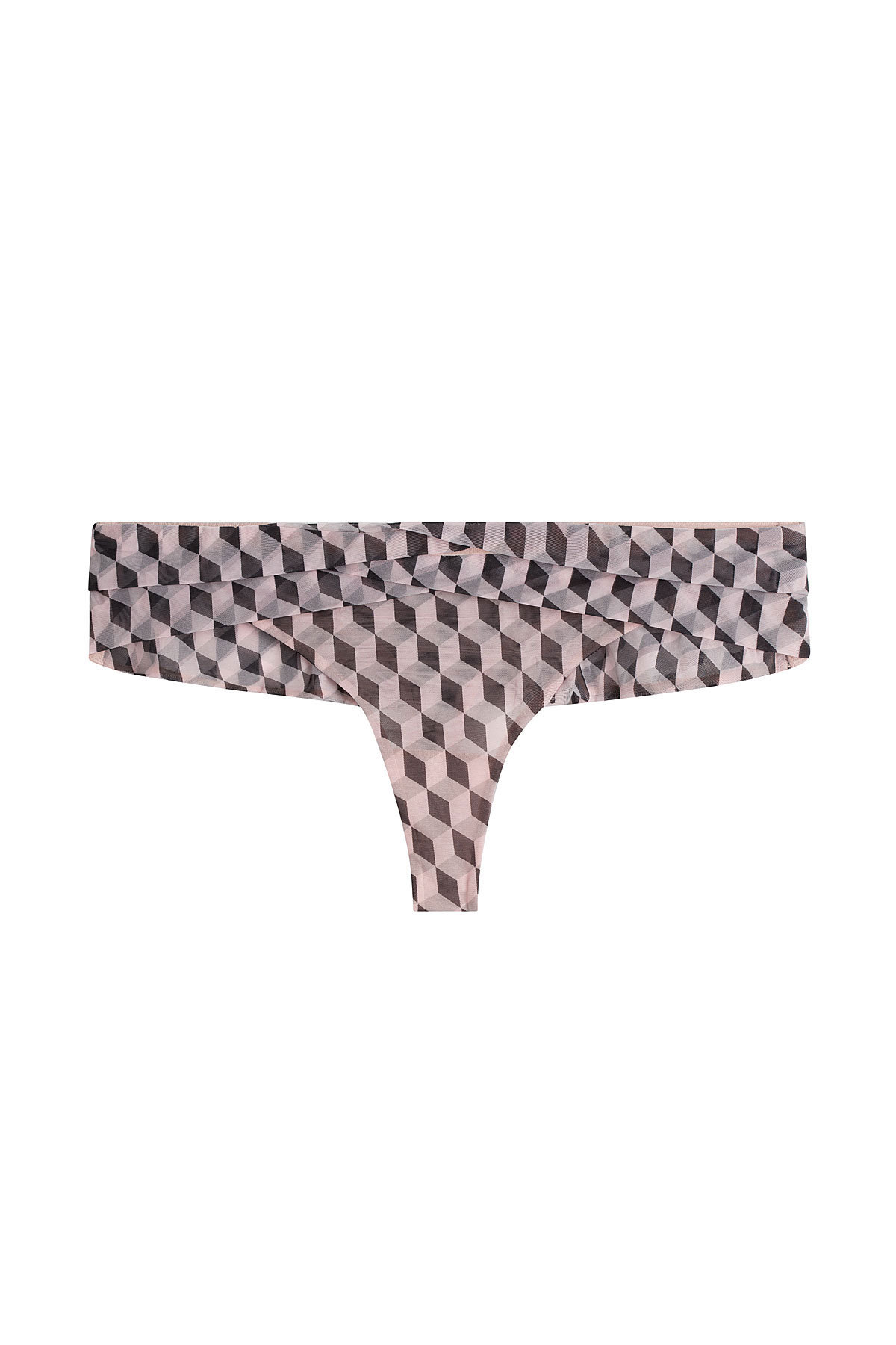 Chantal Thomass - Printed Encens'moi Mesh Thong