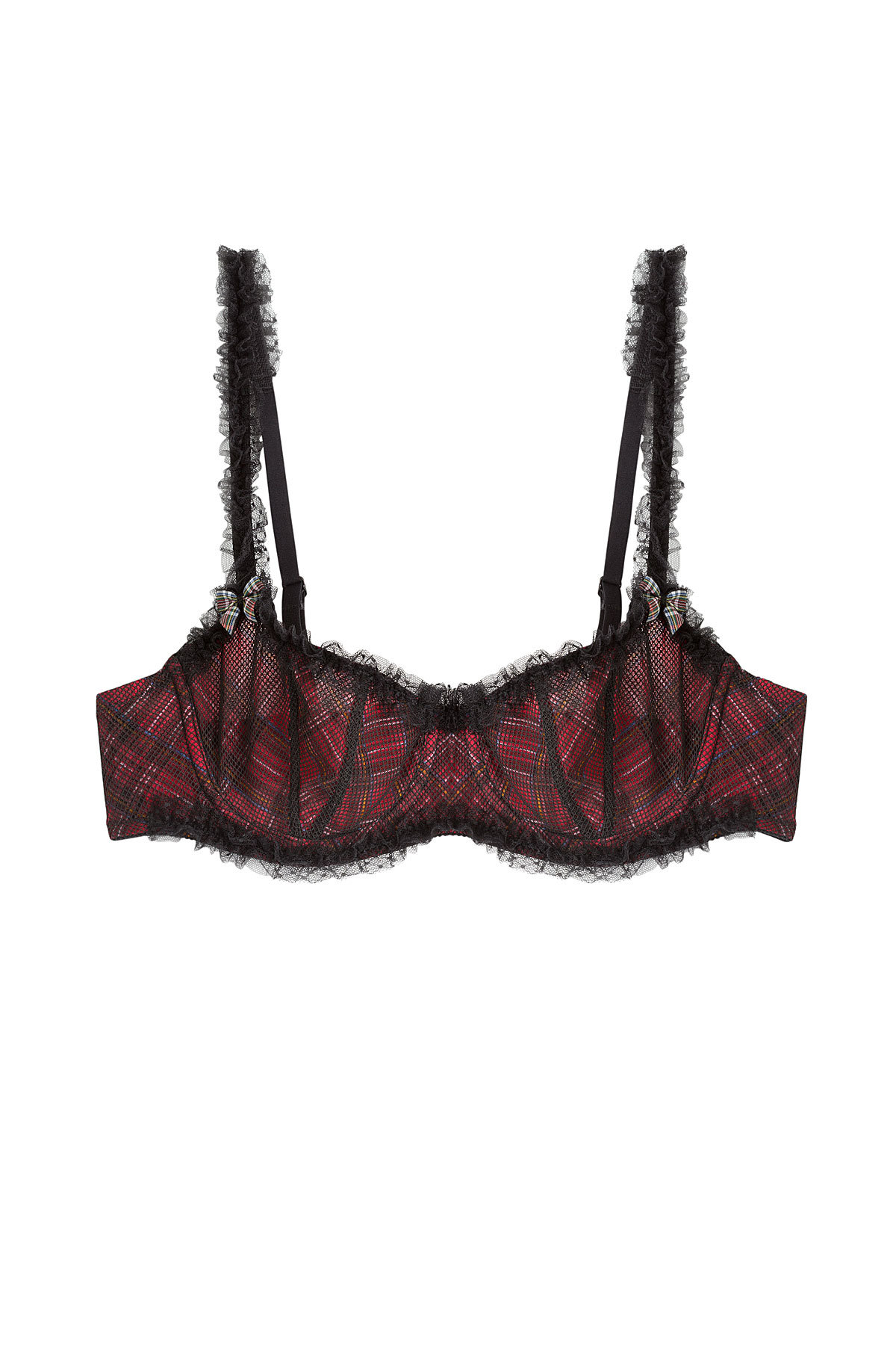 Chantal Thomass - Tartan Bra with Tulle