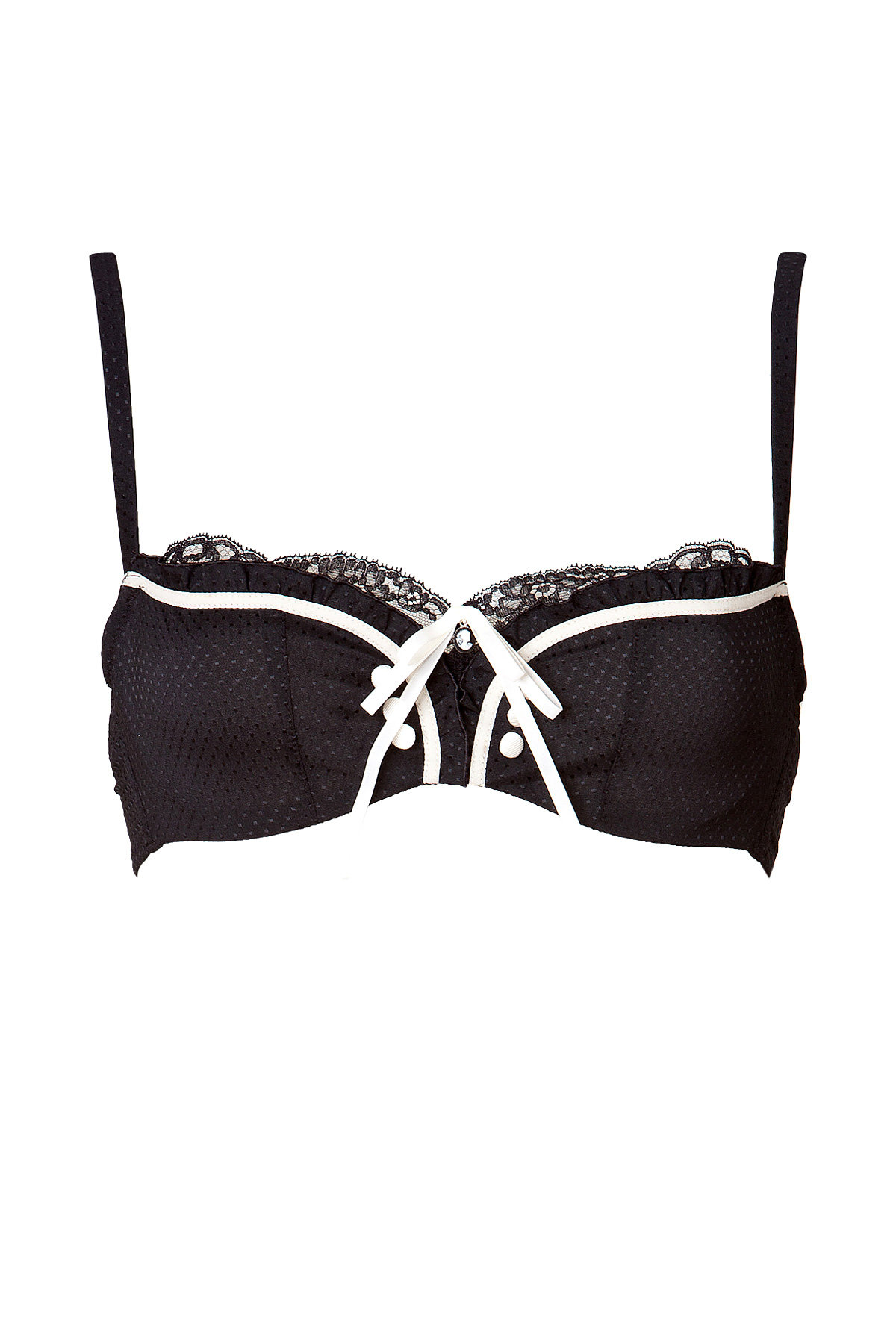 Two-Tone Balconette Bra by Chantal Thomass