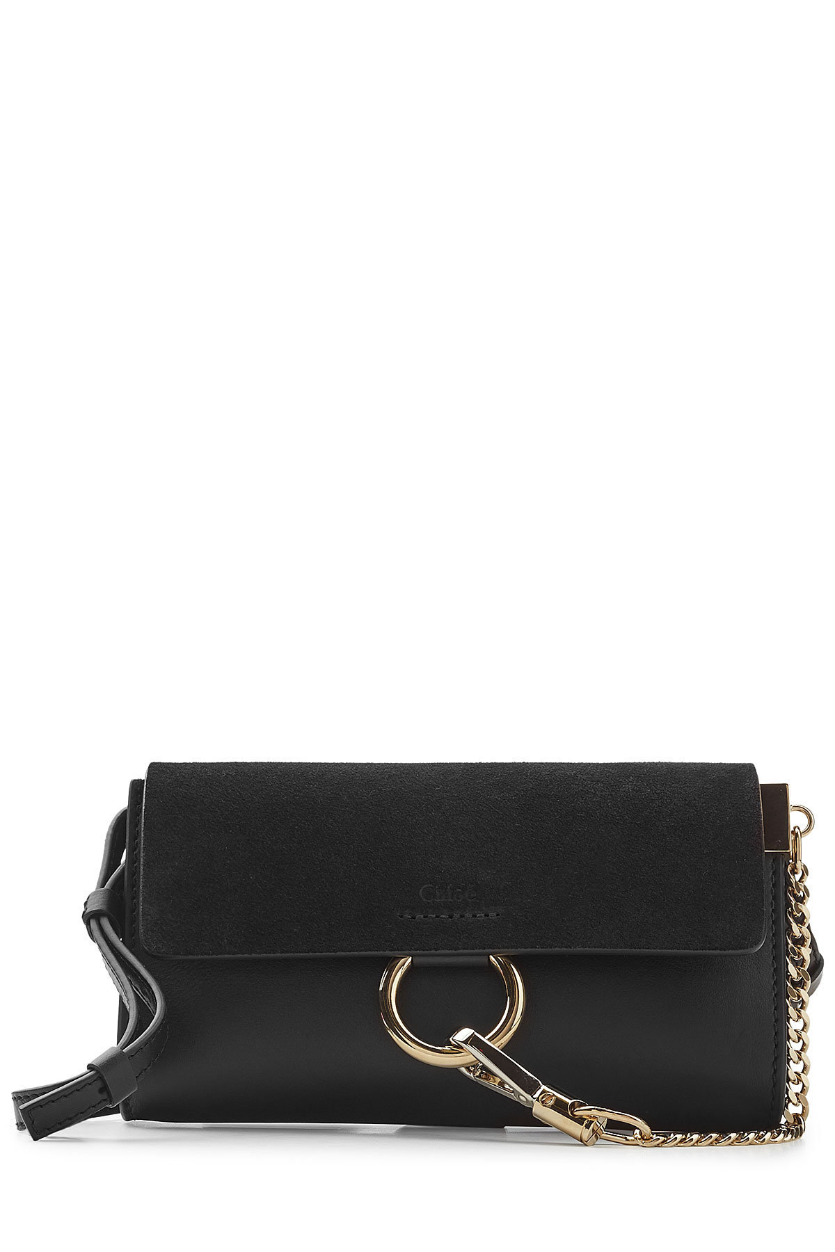 Chloe - Faye Leather and Suede Wallet