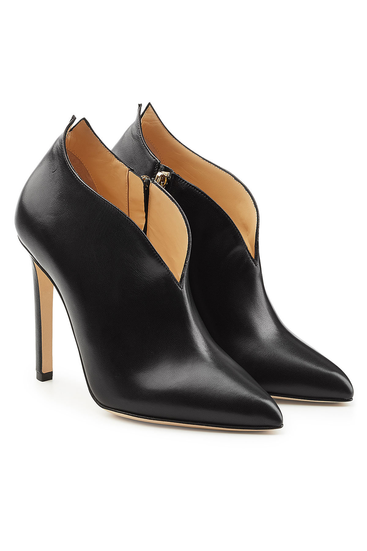 Locust Leather Ankle Boots by Chloe Gosselin