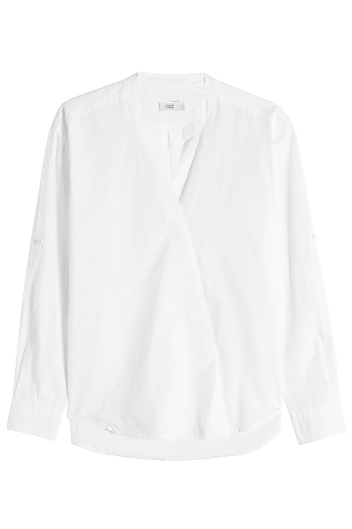 Closed - Cotton Wrap Blouse