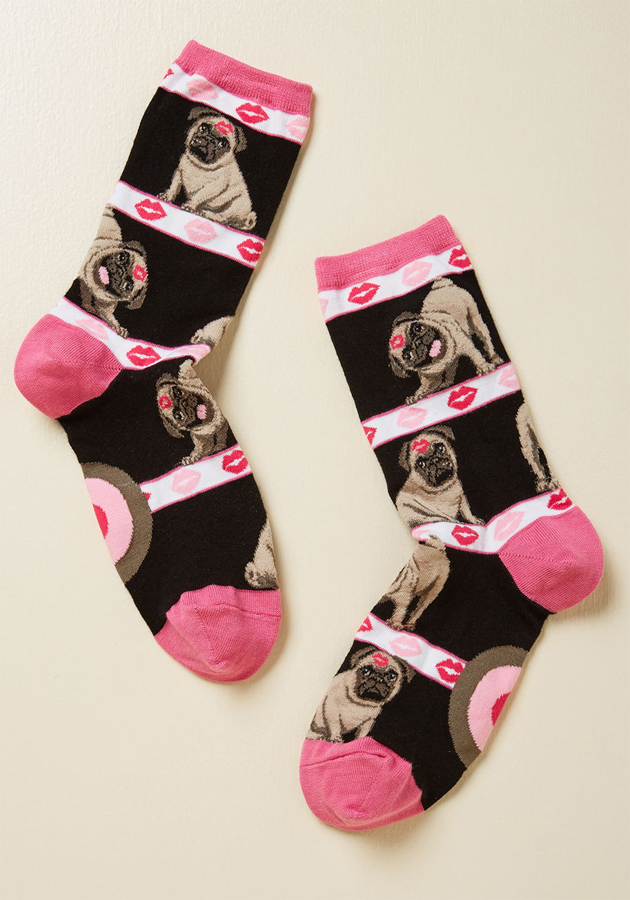 CPUGXOBLK - In those rare moments you're not kickin' it with your furry friend, you look to these striped socks as a reminder of all the inevitable affection you'll receive upon your return home! Capped at the toes and heels