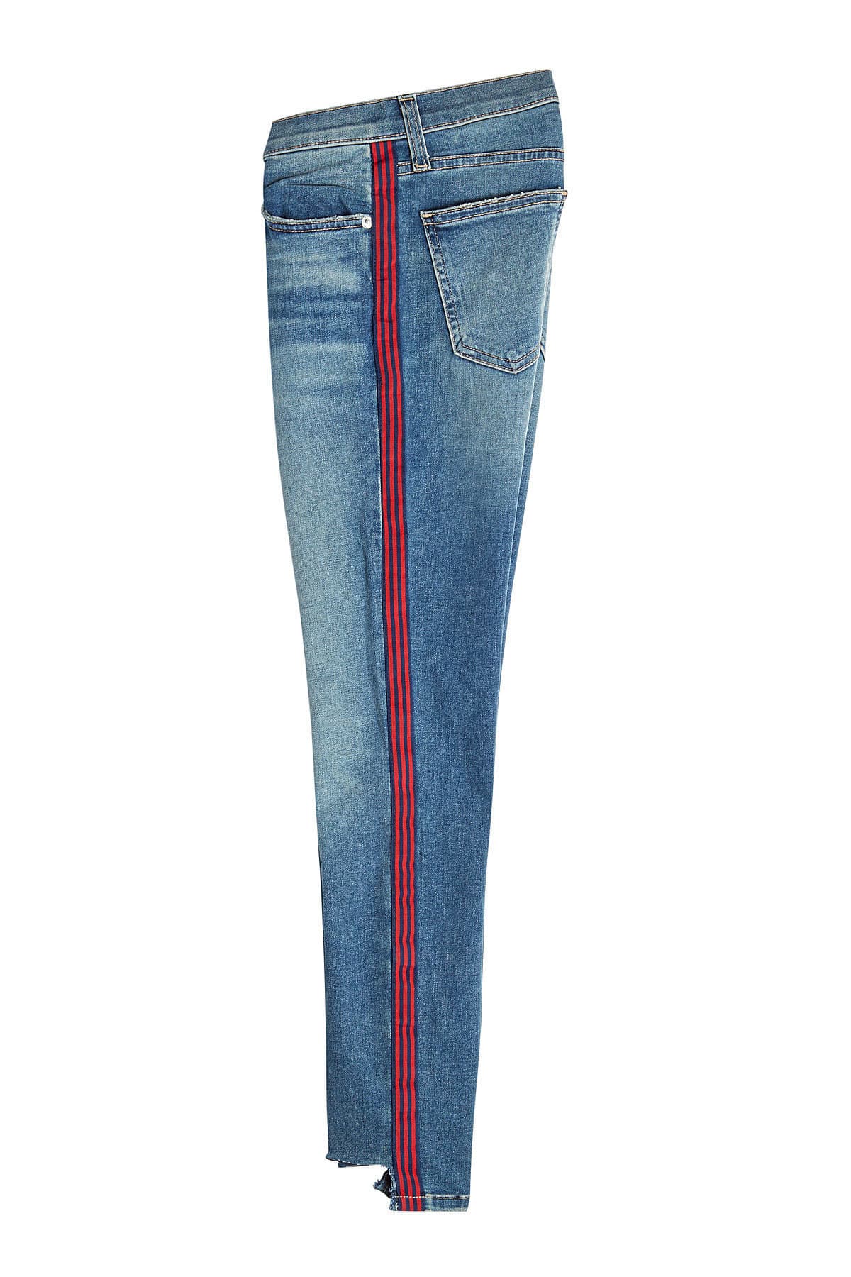 The High Waist Stiletto Cropped Skinny Jeans by Current/Elliott