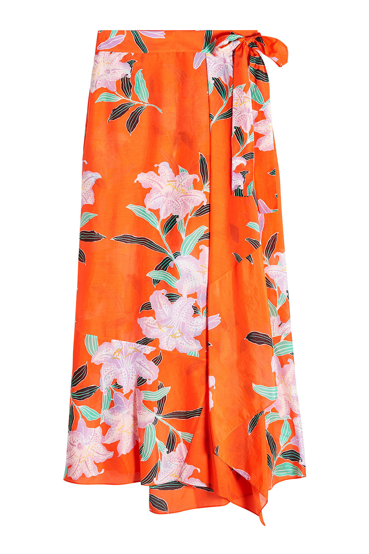 Diane von Furstenberg - Printed Maxi Skirt in Cotton and Silk